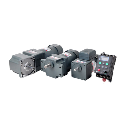 Motor micro del engranaje de la inducción de la caja de cambios compacta AC/DC con el regulador de la velocidad del freno