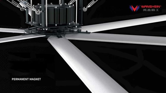 Fans del diámetro los 7.3m los 24ft HVLS de la cuchilla para DB de poco ruido 39 de Warehouse