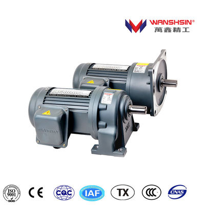 Alto motor 9W 91KW 400RPM del engranaje de la CA del aluminio del esfuerzo de torsión