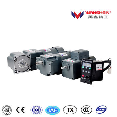 Alto motor 9W 91KW 400RPM del engranaje de la CA del aluminio del esfuerzo de torsión