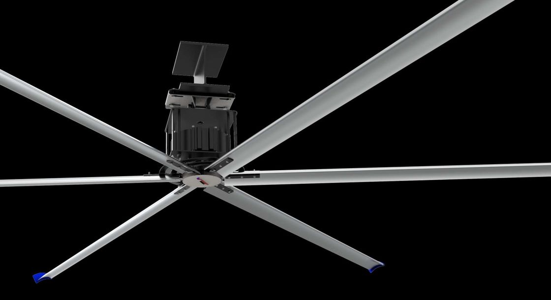 Ventile el volumen 14500m3/Min 1,5 kilovatios de HVLS de las fans del tipo de impulsión directa industrial